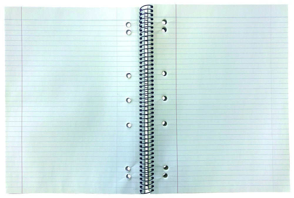Protext 3 Subject Notebook 295 x 223mm PP 270 Page Ruled Assorted Pack of 5