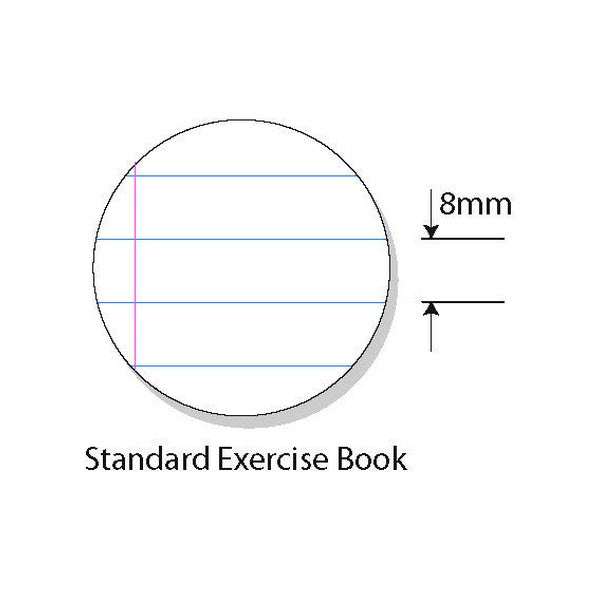 Protext Exercise Book A4 128 Page Ruled PP Cover Owl Pack of 10