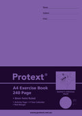 Protext Exercise Book A4 240 Page Ruled PP Cover Shark Pack of 5