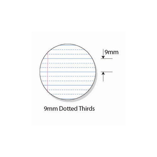 Protext Exercise Book A4 48 Page 9mm Dotted Thirds Ruled Beetle Pack of 20