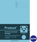 Protext Exercise Book A4 48 Page Botany Plain QLD Ruled Year 2 Panda