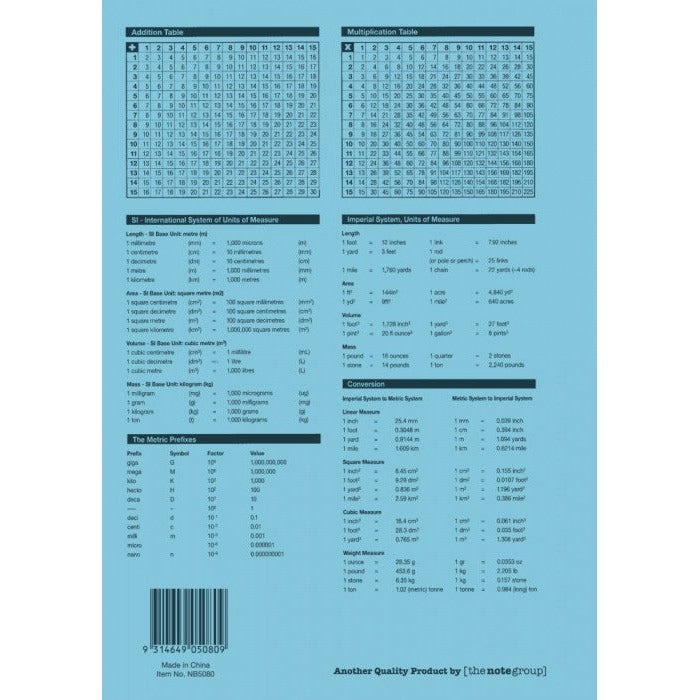 Protext Exercise Book A4 48 Page Botany Plain QLD Ruled Year 2 Panda Pack of 20