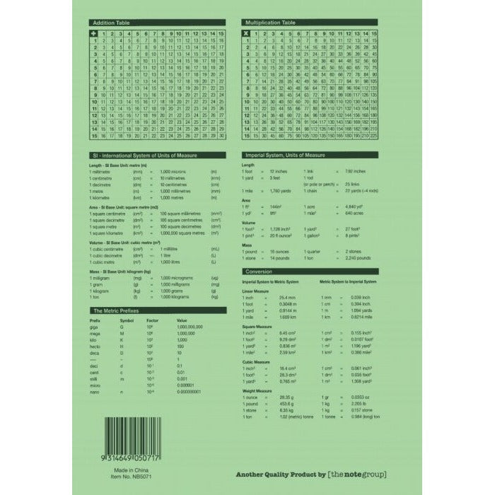 Protext Exercise Book A4 96 Page 18mm Dotted Thirds Ruled Duck Pack of 10