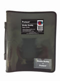 Protext Binder Buddy 25mm 3 Ring with Zipper and Handle Smoke