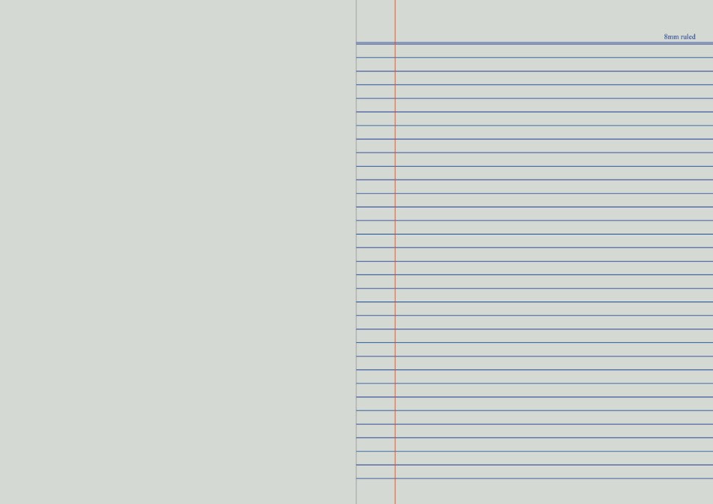 Protext Exercise Book A4 48 Page Botany Plain 8mm Ruled Hen Pack of 20