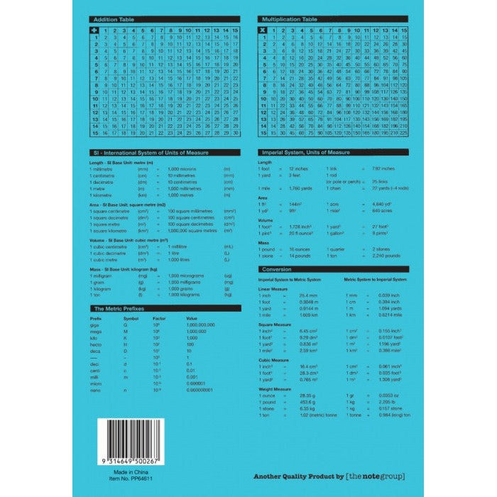 Protext Premium Exercise Book A4 48 Page 8mm Ruled Red Margin E1 Pack of 20