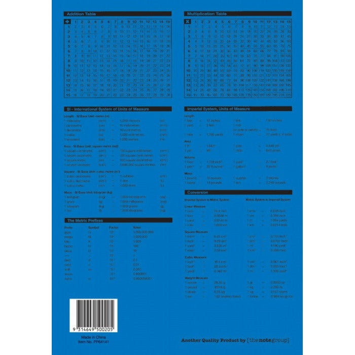 Protext Premium Exercise Book A4 64 Page Plain E6 Pack of 20
