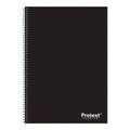 Protext Premium Spiral Notebook A4 120 Page PP Cover Black
