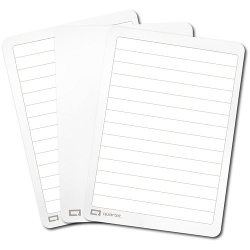 Quartet Flex Whiteboard A4 Double-Sided Plain and Lined Pack of 30