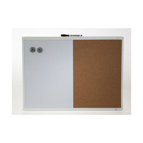 Quartet Basics Combo Board White Frame 580 x 430mm
