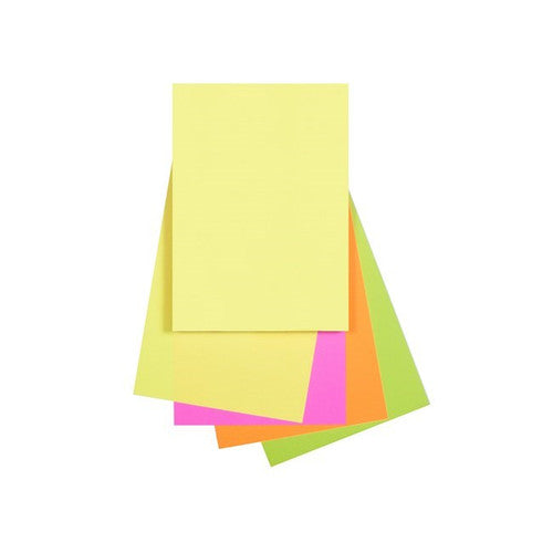 Quill Coloured Paper 80gsm A4 Fluoro Assorted Pack of 250