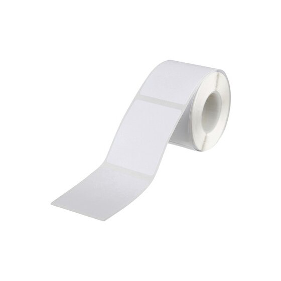 QuikStik Removable Adhesive Label Dispenser Rectangle 35 x 45mm White Pack of 220