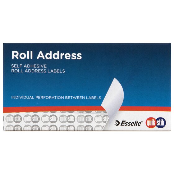 QuikStik Label Dispenser Magnum Roll 70 x 36mm White Pack of 200