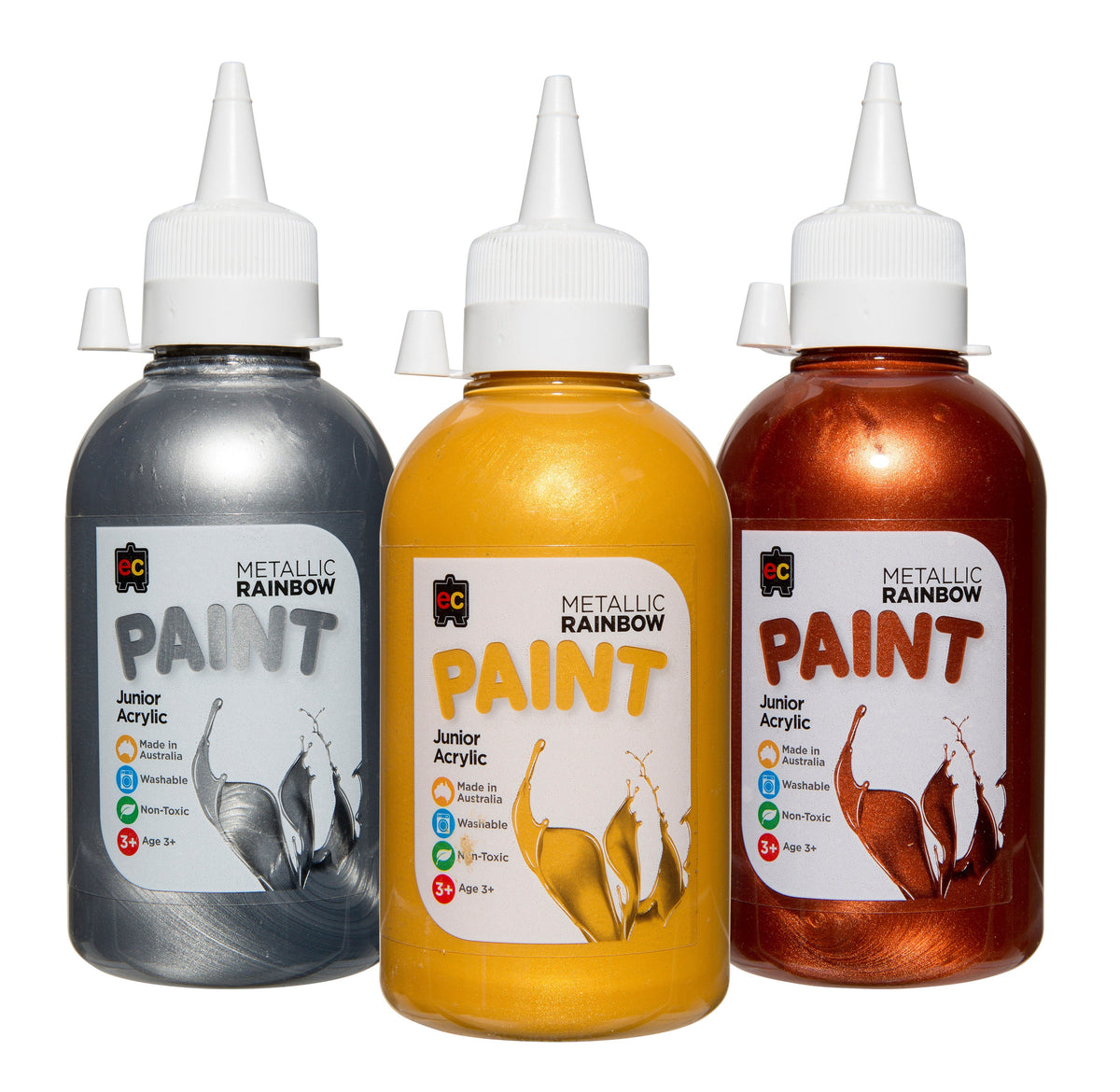 Educational Colours Rainbow Junior Acrylic Paint 250ml Blue