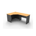 Rapidline Rapid Worker Corner Workstation 1800 x 1500 x 600mm Beech / Ironstone