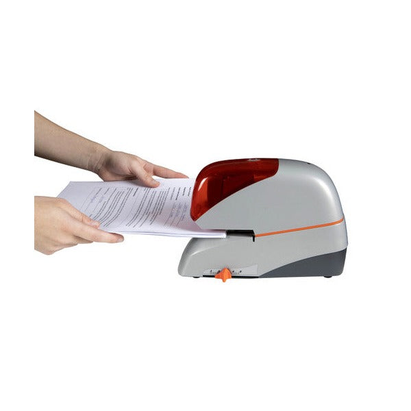 Rapid 5080E Electric Stapler Silver Orange
