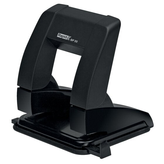 Rapid SP20 2 Hole 20 Sheet Punch Black Graphite