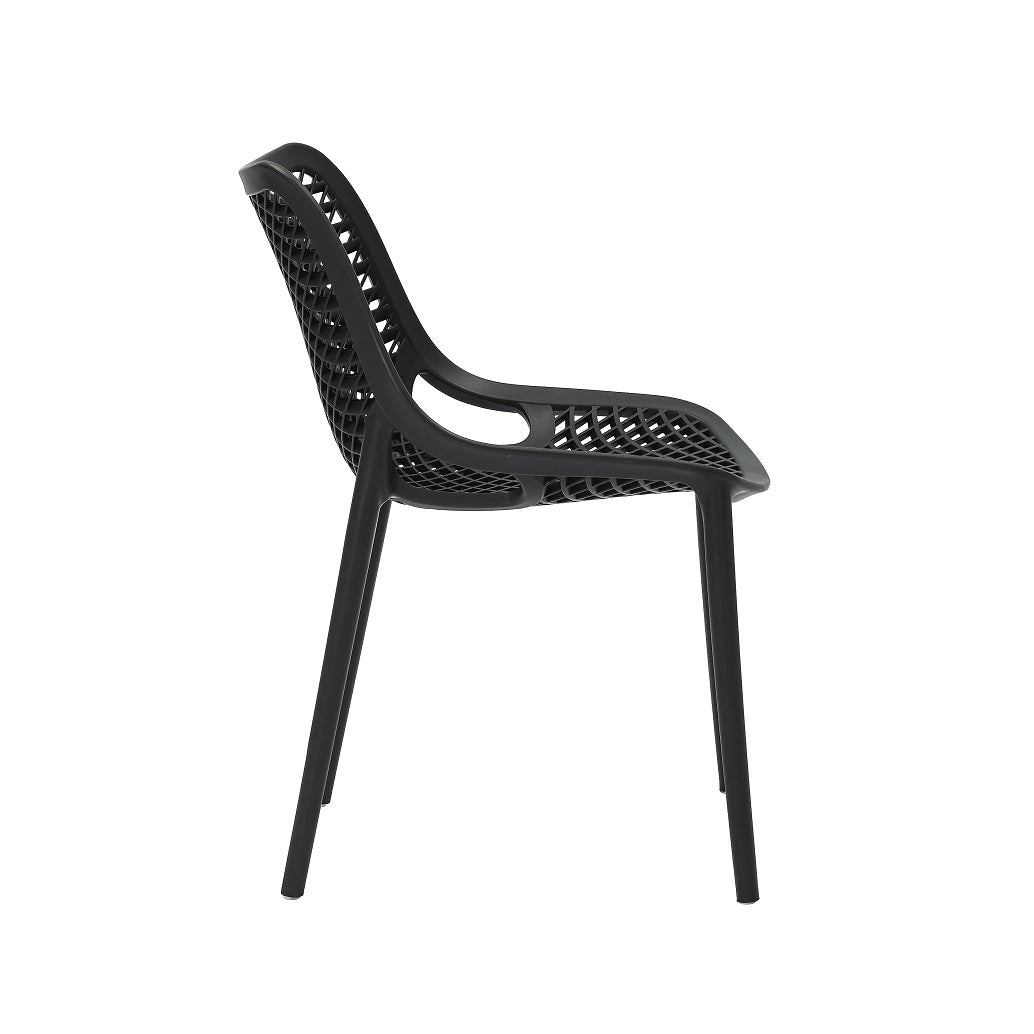 Rapidline Cast Chair 500 x 640 x 830mm Black