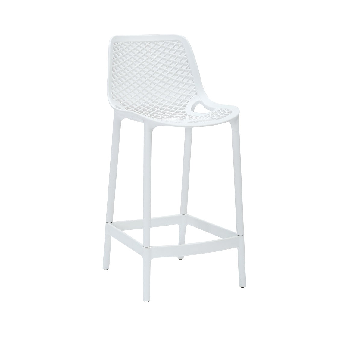 Rapidline Cast High Stool 650mm Seat Height White