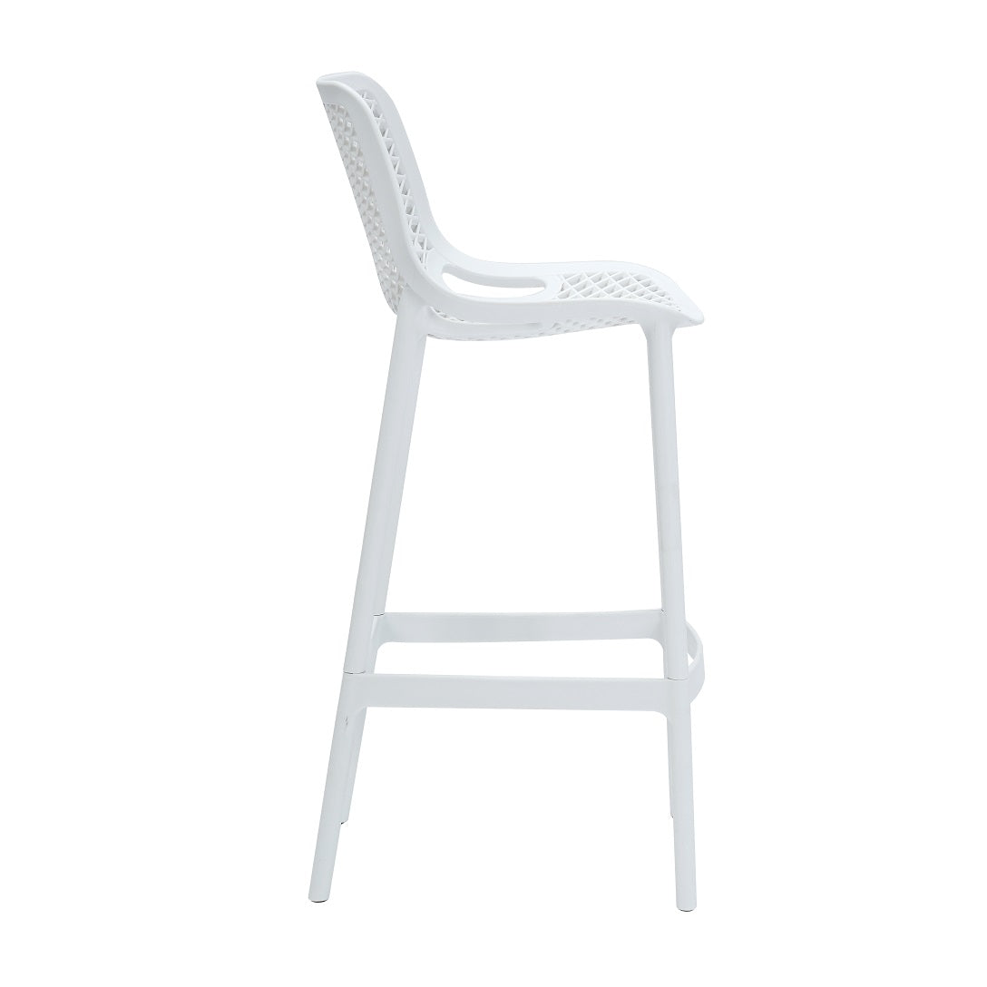 Rapidline Cast High Stool 750mm Seat Height White
