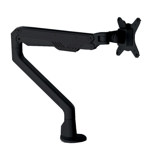 Rapidline Elevate Gas Operated Single Monitor Arm Black