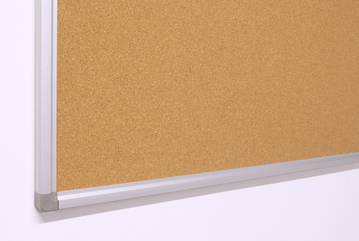 Rapidline Standard Corkboard 1800 x 15 x 900mm Aluminium Frame