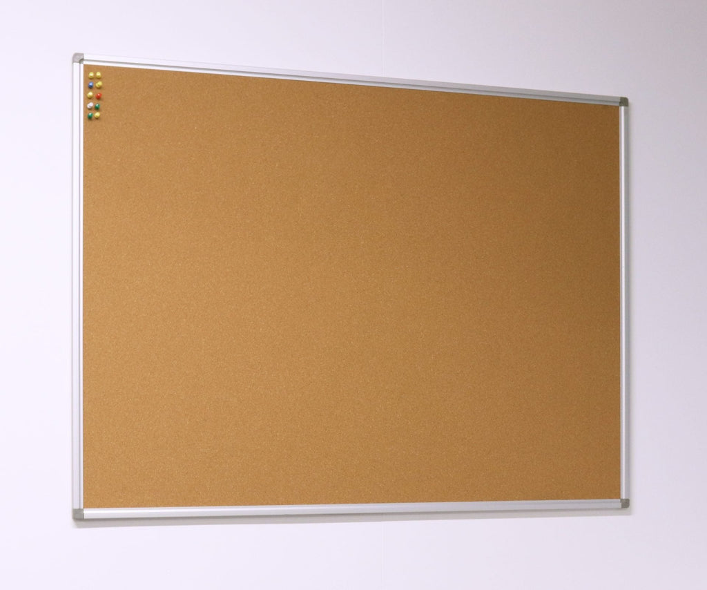 Rapidline Standard Corkboard 1800 x 15 x 900mm Aluminium Frame
