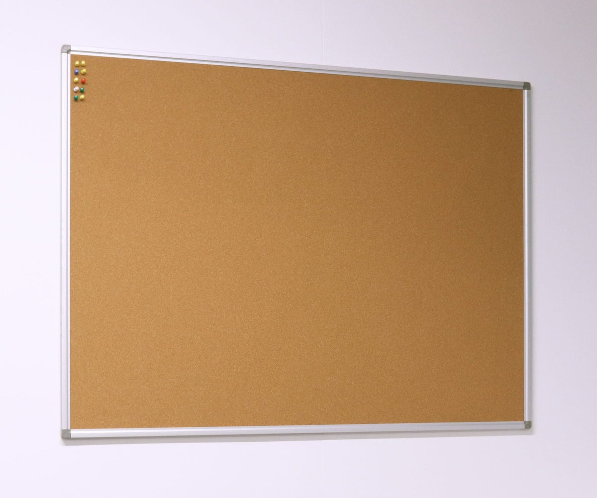Rapidline Standard Corkboard 1800 x 15 x 900mm Aluminium Frame