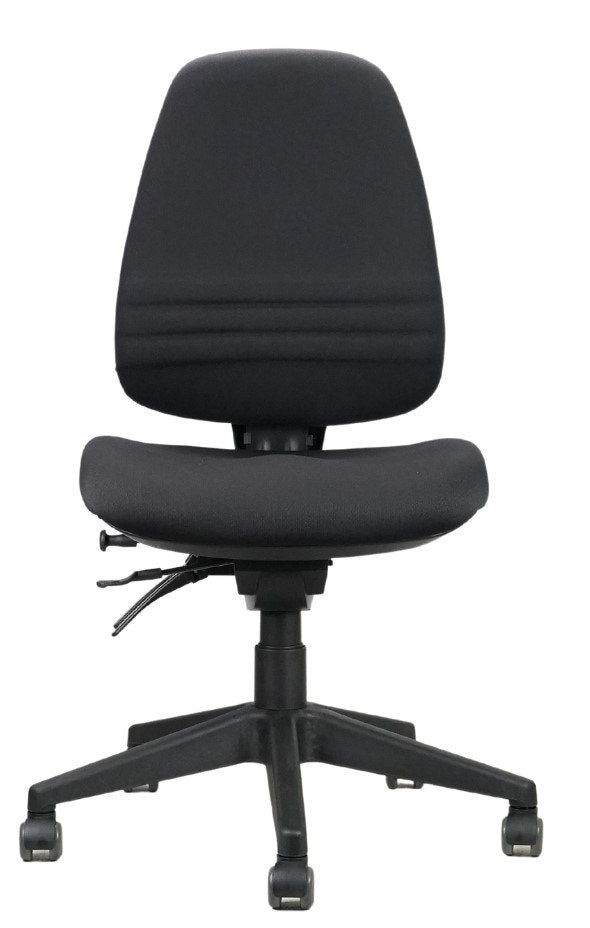 Rapidline Endeavour Pro High Back Operator Chair Black Fabric