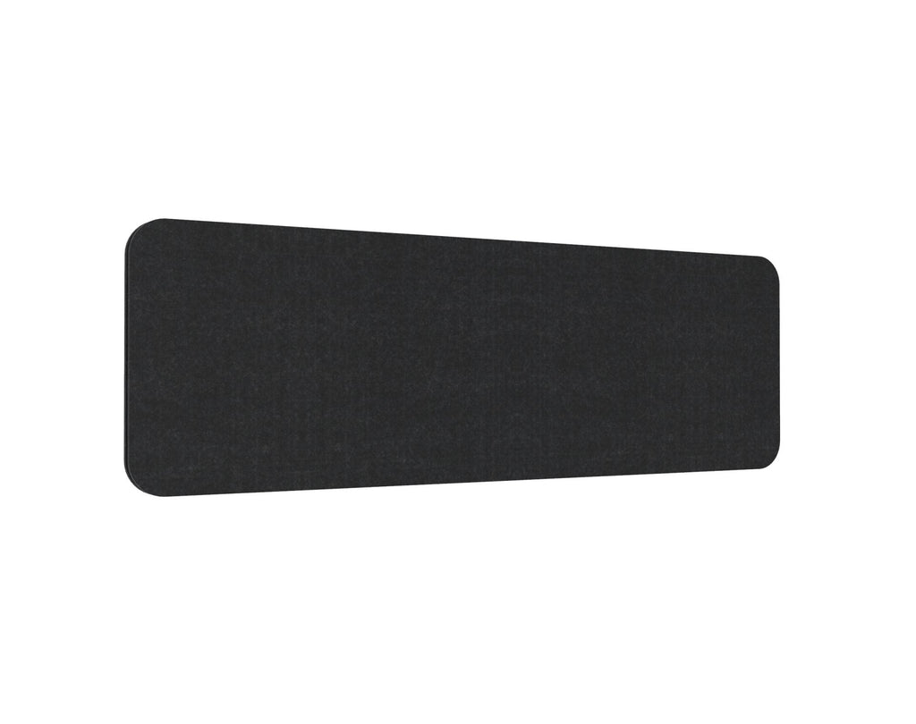 Rapidline Eco Panel Screen Desk Mounted 1190 x 27 x 384mm Black