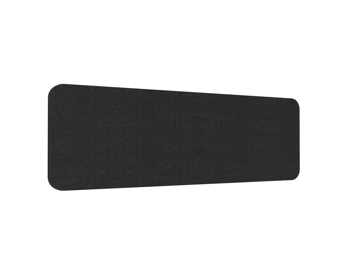 Rapidline Eco Panel Screen Desk Mounted 1190 x 27 x 384mm Black