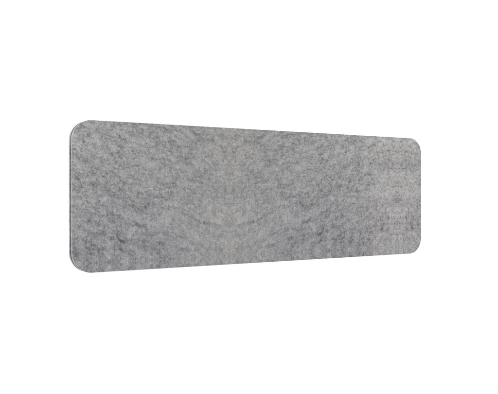 Rapidline Eco Panel Screen Desk Mounted 1190 x 27 x 384mm Marble Grey