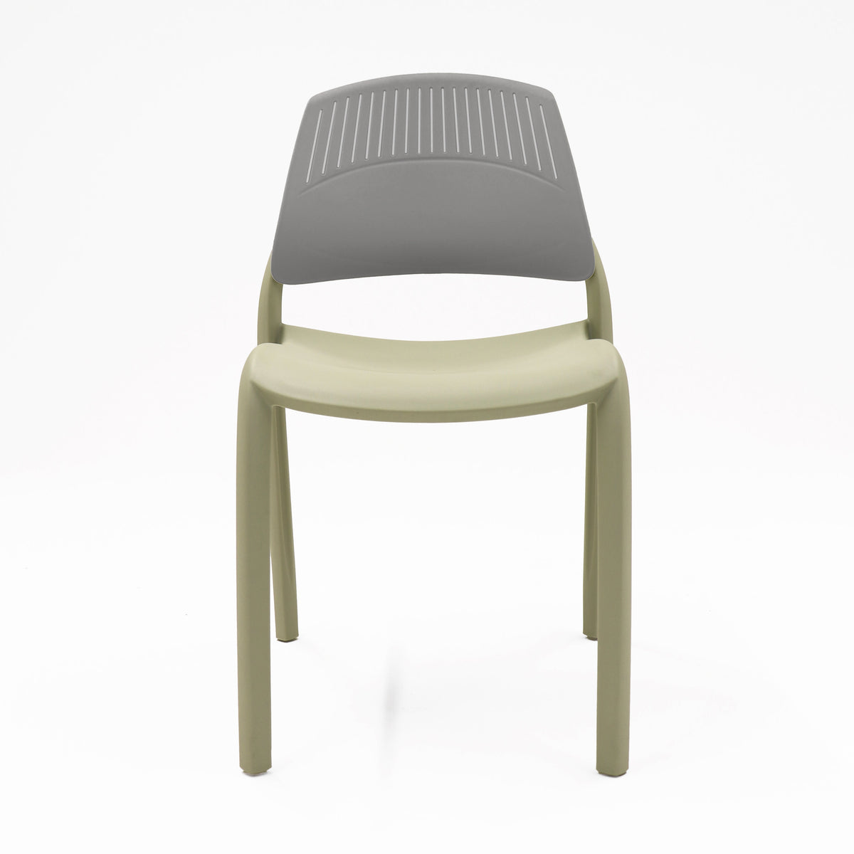 Rapidline Flexi High Back Stacking Chair Green / Grey