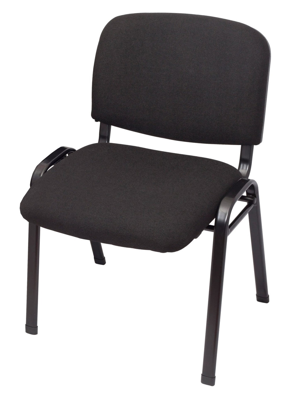 Rapidline Nova Stacking Visitor Chair Black Fabric