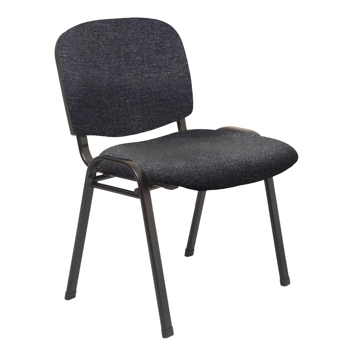 Rapidline Nova Stacking Visitor Chair Black PU