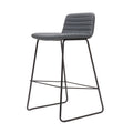 Rapidline Pixel Bar High Stool 730mm Height French Navy PU / Black
