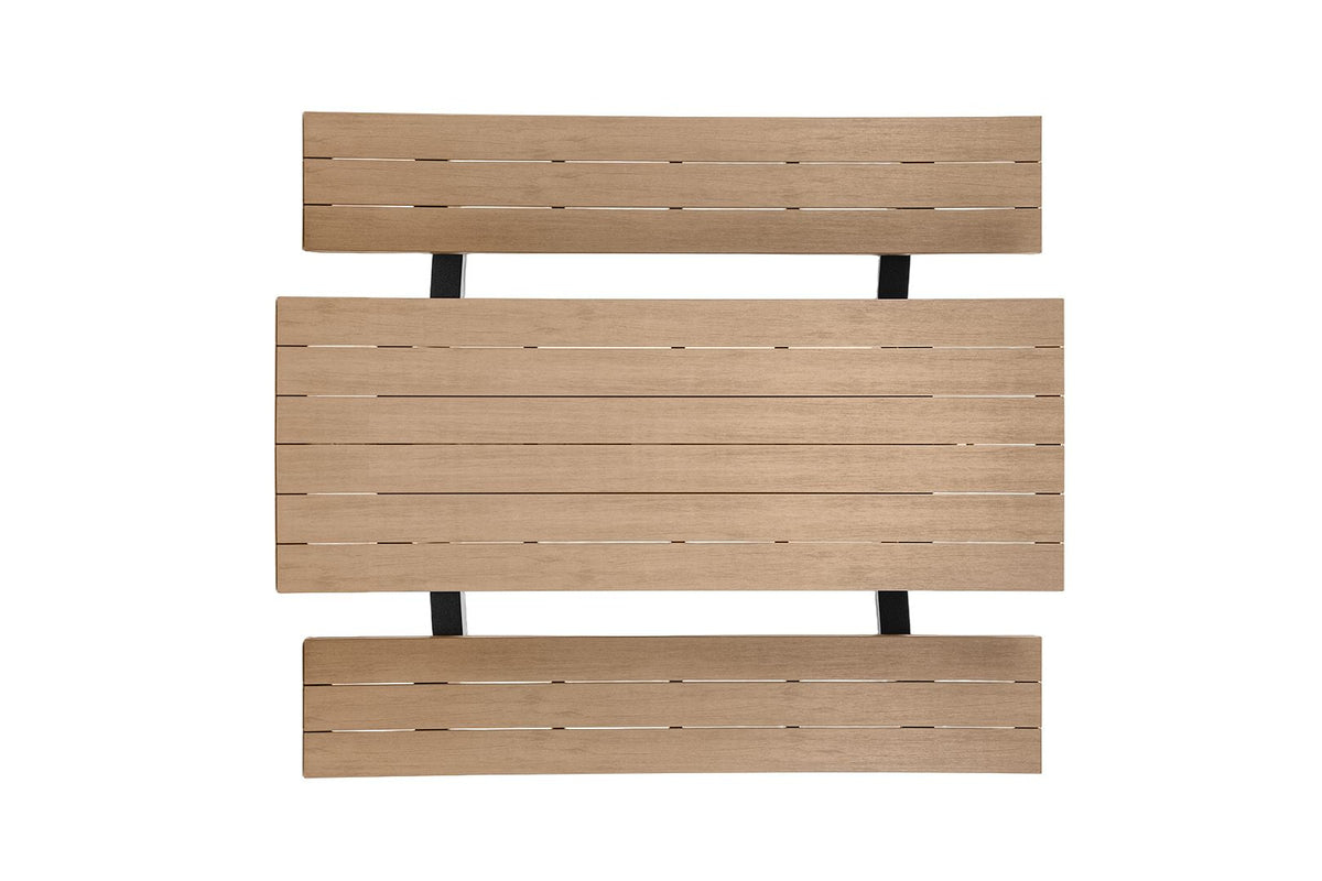 Rapidline Ridge Outdoor Picnic Table 2200 x 1900mm European Oak / Black