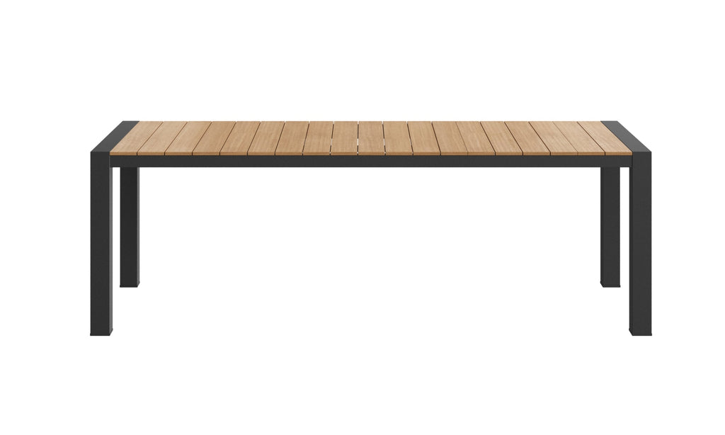 Rapidline Ridge Outdoor Table 1850 x 900mm European Oak / Black
