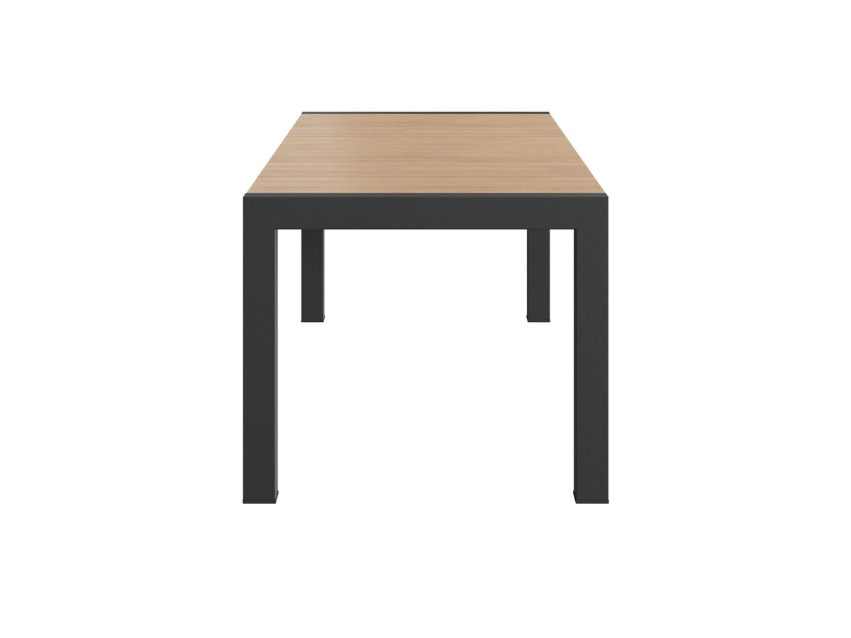 Rapidline Ridge Outdoor Table 1850 x 900mm European Oak / Black