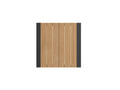 Rapidline Ridge Outdoor Square Table 835 x 835mm European Oak / Black