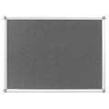 Rapidline Standard Pinboard 1200 x 15 x 900mm Grey Upholstery
