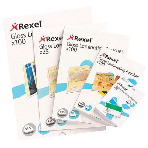 Rexel Laminating Pouch A3 125 Micron Gloss Pack of 100