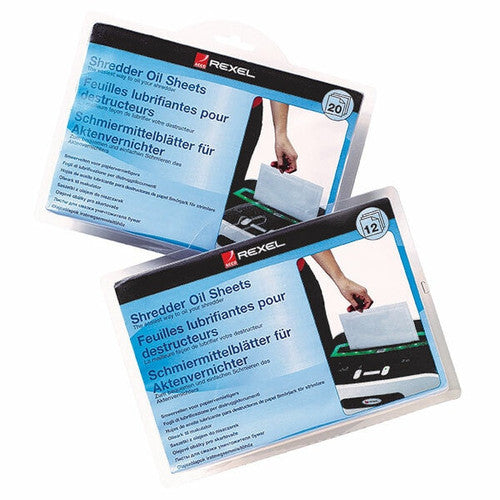 Rexel Shredder Oil Sheets Pack of 20