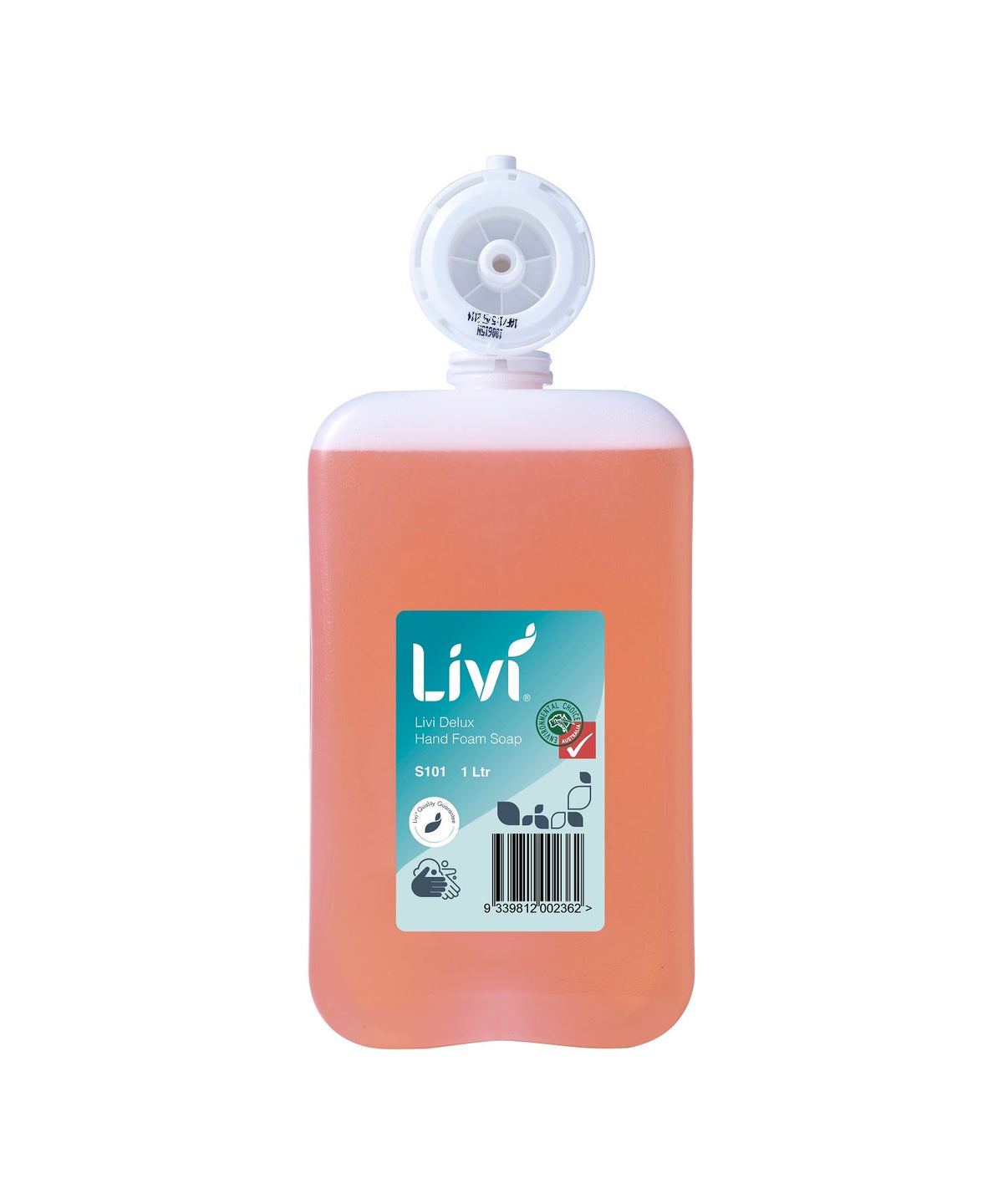 Livi S101 Delux Hand Foam Soap 1000ml Single