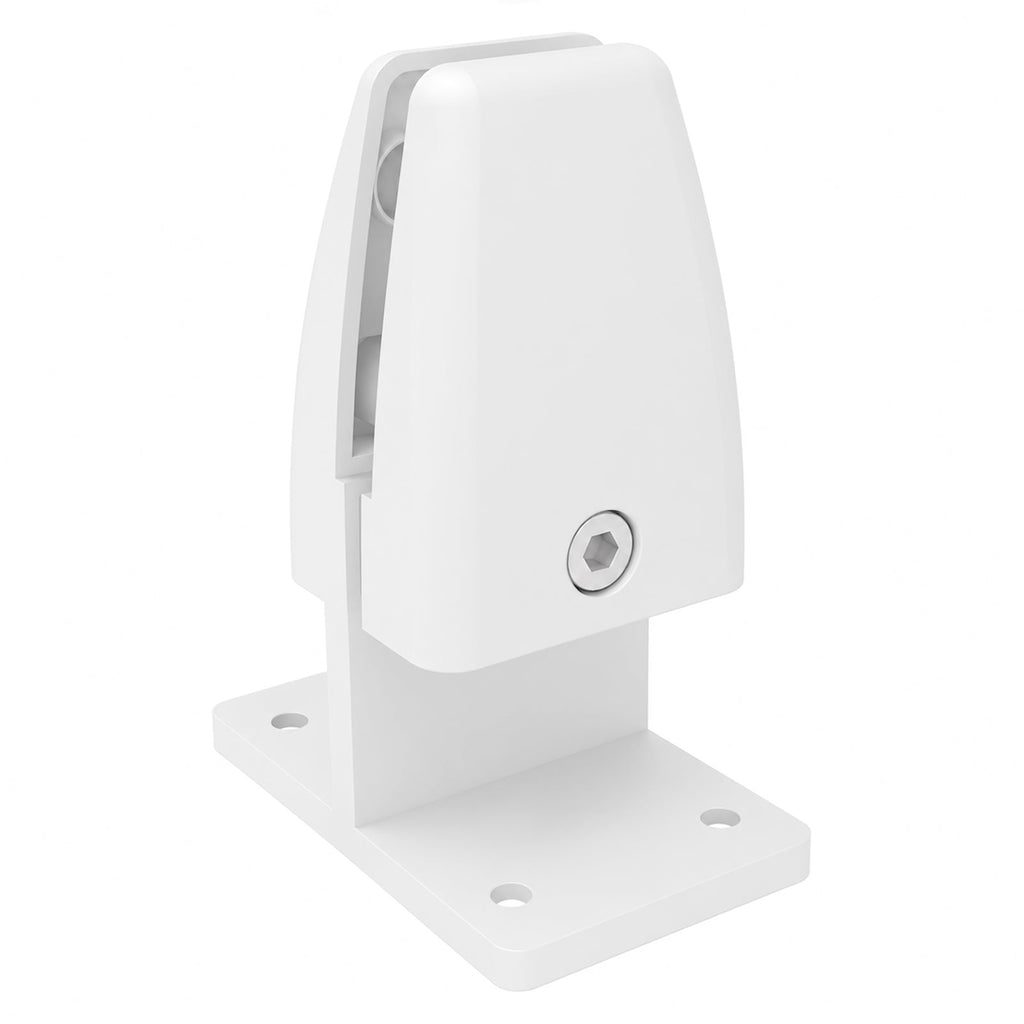 SANA Desk Screen Clamps Type 3 Divide Mount Matte White Pack 2