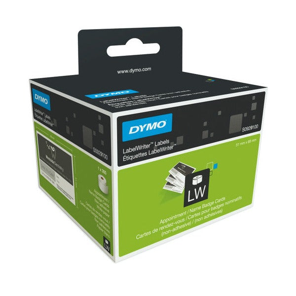 Dymo LabelWriter Name Badge Cards Non-Adhesive 51 x 89mm Single Roll 300
