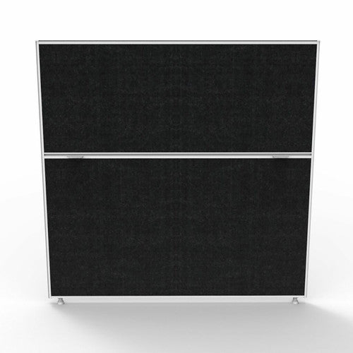 Rapidline Shush30 Plus Screen 1200 x 30 x 1200mm Black Fabric / White