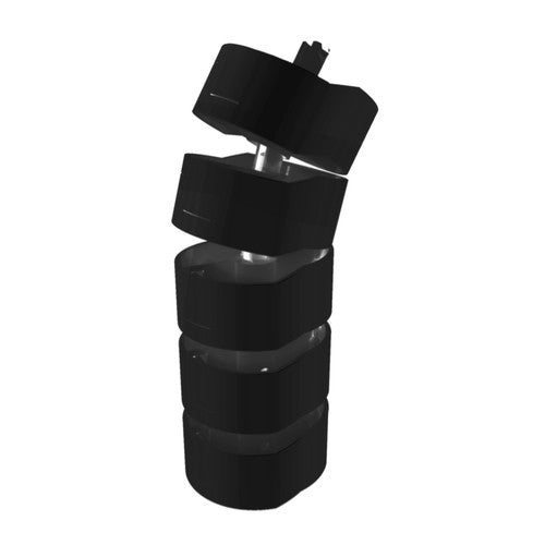 Rapidline Umbilical Power Pole Kit 2100mm Height Only Black