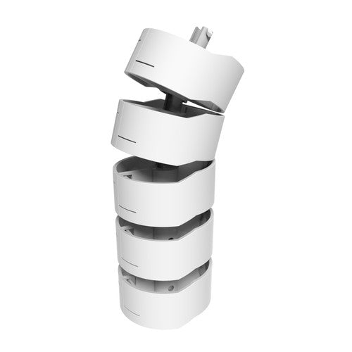 Rapidline Umbilical Power Pole 770mm Height Only White