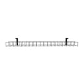 Rapidline Single Tier Cable Basket Kit 650mm 2 GPO 1.5m Interconnecting Lead Black